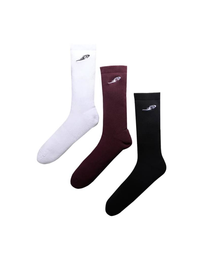 Bershka - Out of Core - 3er-Pack Socken in Weiß von Bershka