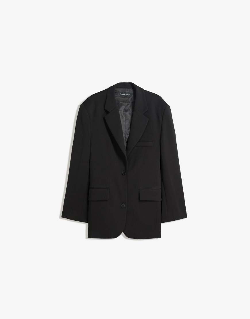 Bershka - Oversize-Blazer in Schwarz Bershka - Oversize-Blazer in Schwarz von Bershka