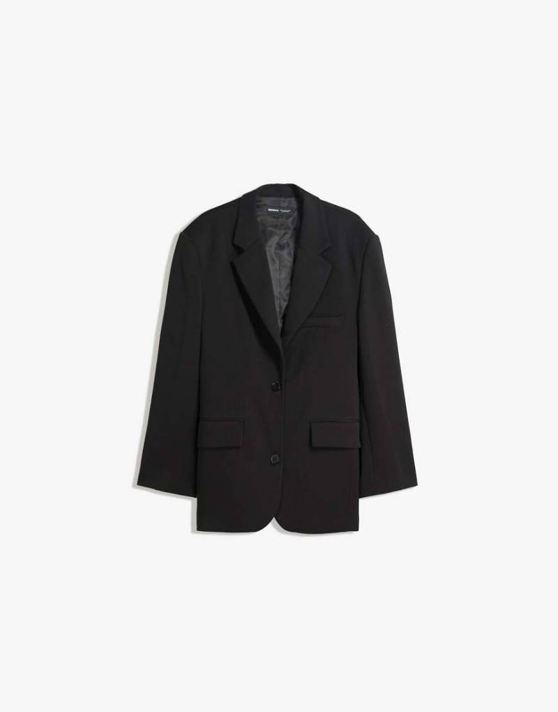 Bershka - Oversize-Blazer in Schwarz von Bershka