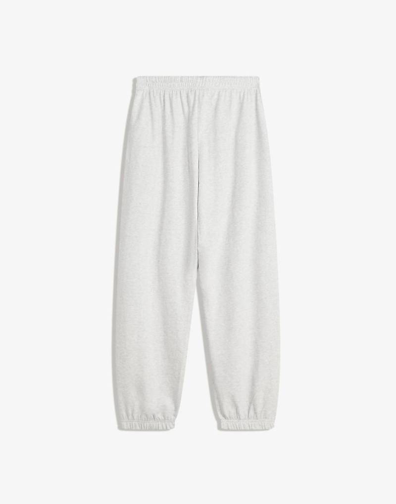 Bershka - Plush - Jogginghose in Hellgrau von Bershka