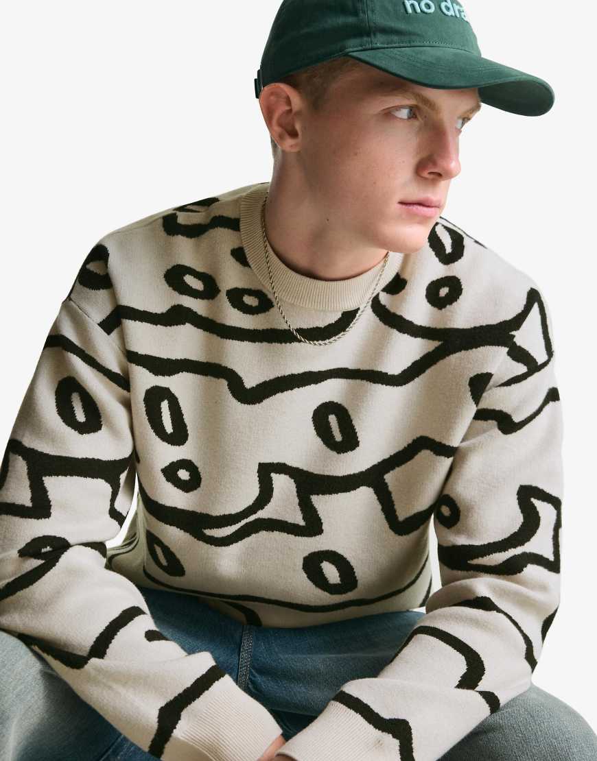 Bershka - Pullover in Weiß von Bershka