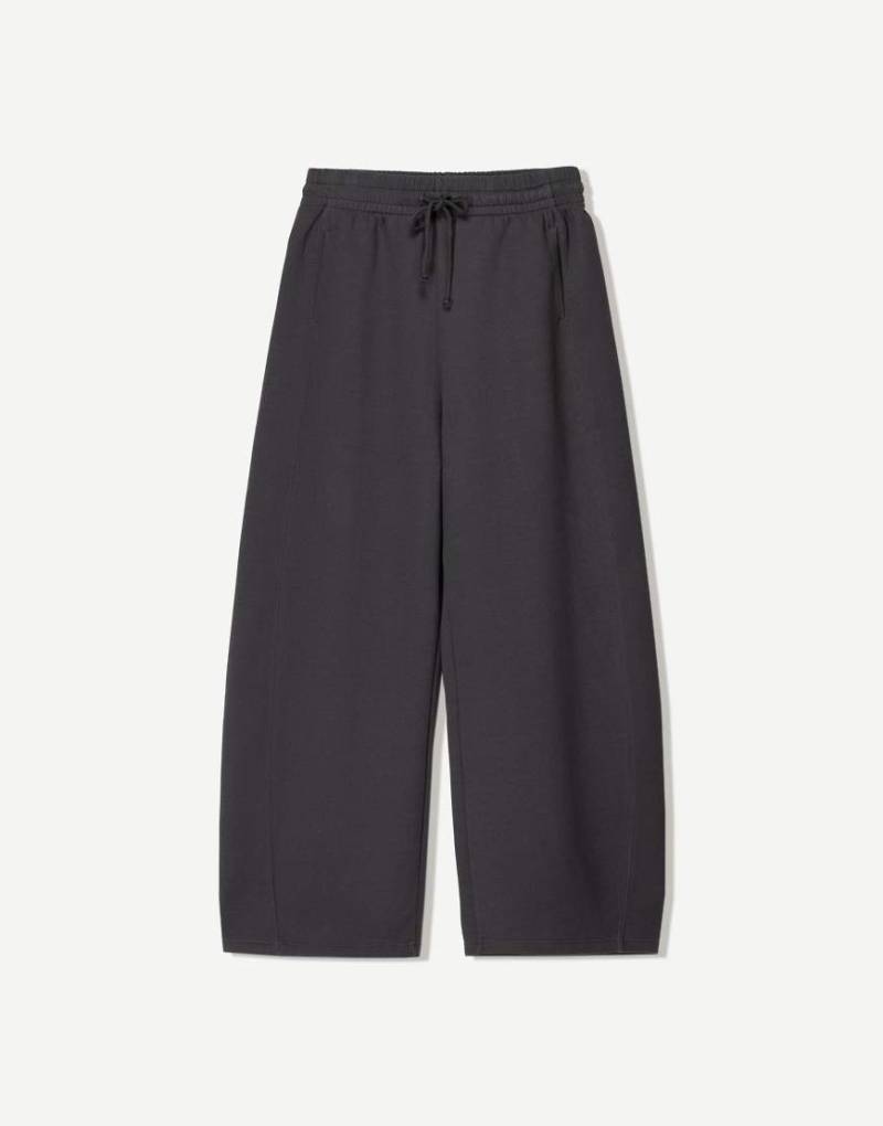 Bershka - Push - Barrel-Hose in Anthrazit-Grau von Bershka