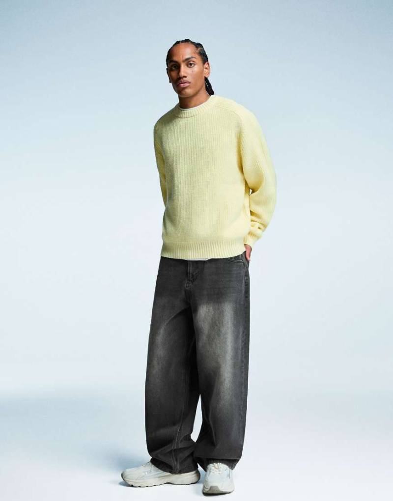 Bershka - Sehr weite Jeans in Schwarz von Bershka