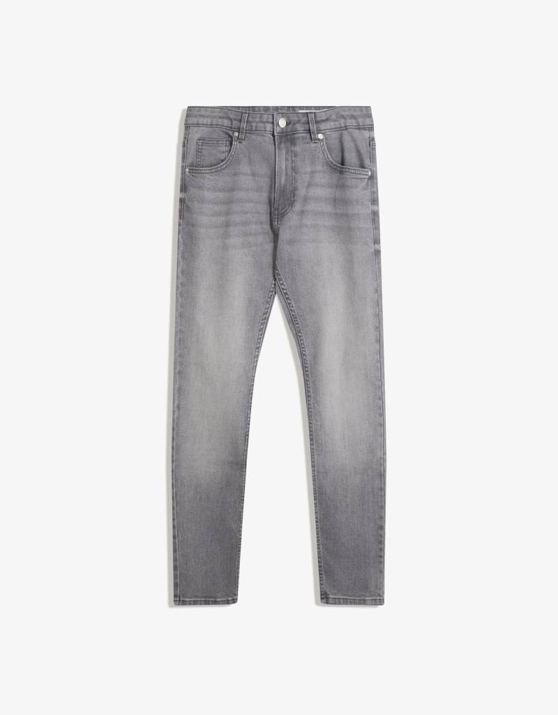 Bershka Skinny Jeans Herren 36 Dunkelgrau von Bershka