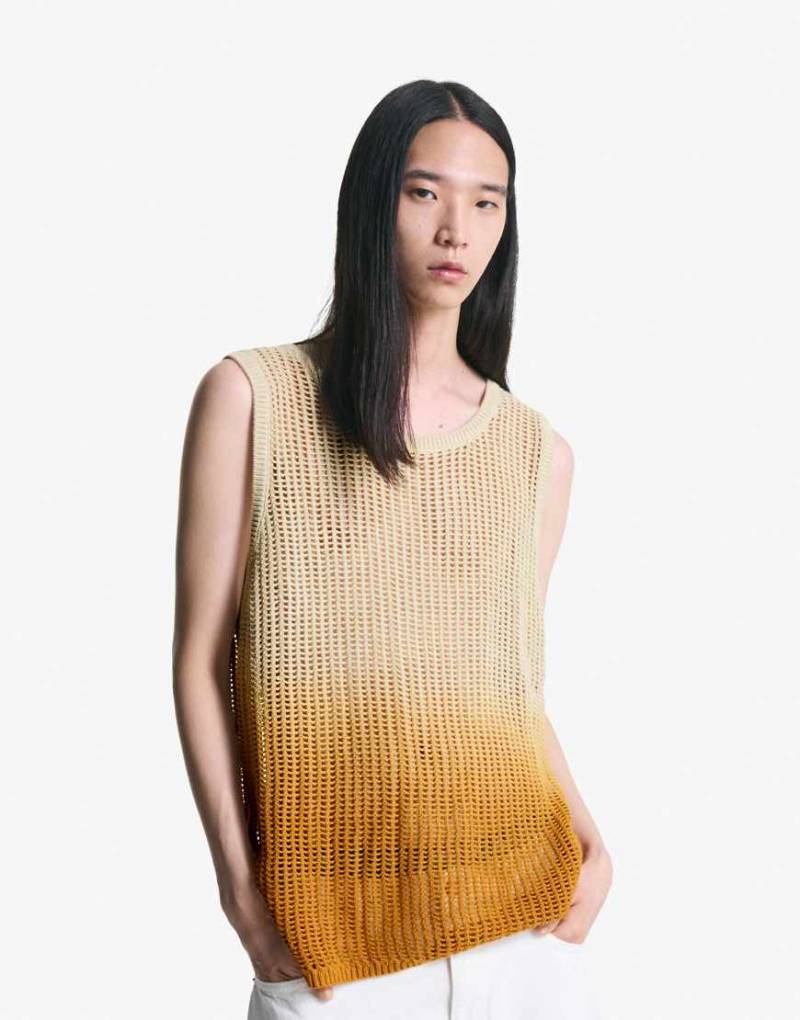 Bershka - Träger-T-Shirt in Beige-Neutral von Bershka