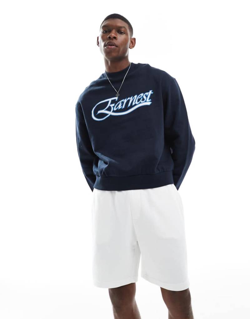 Bershka - Weiche Bermudashorts in Weiß von Bershka