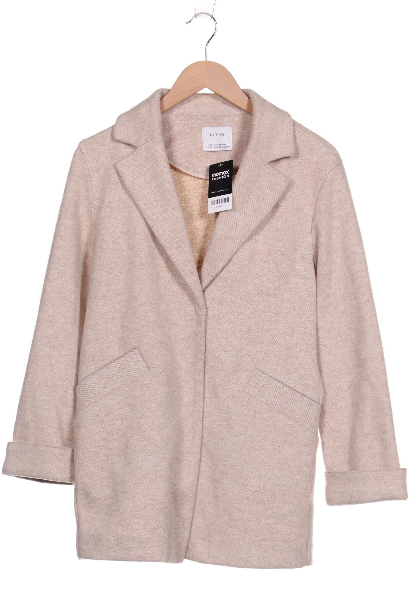 bershka Damen Mantel, beige von Bershka