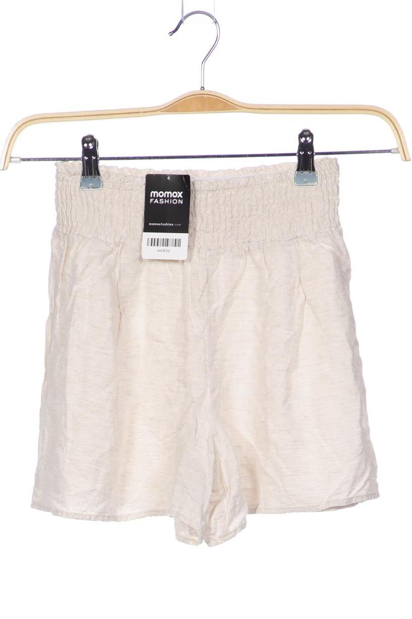 bershka Damen Shorts, beige von Bershka