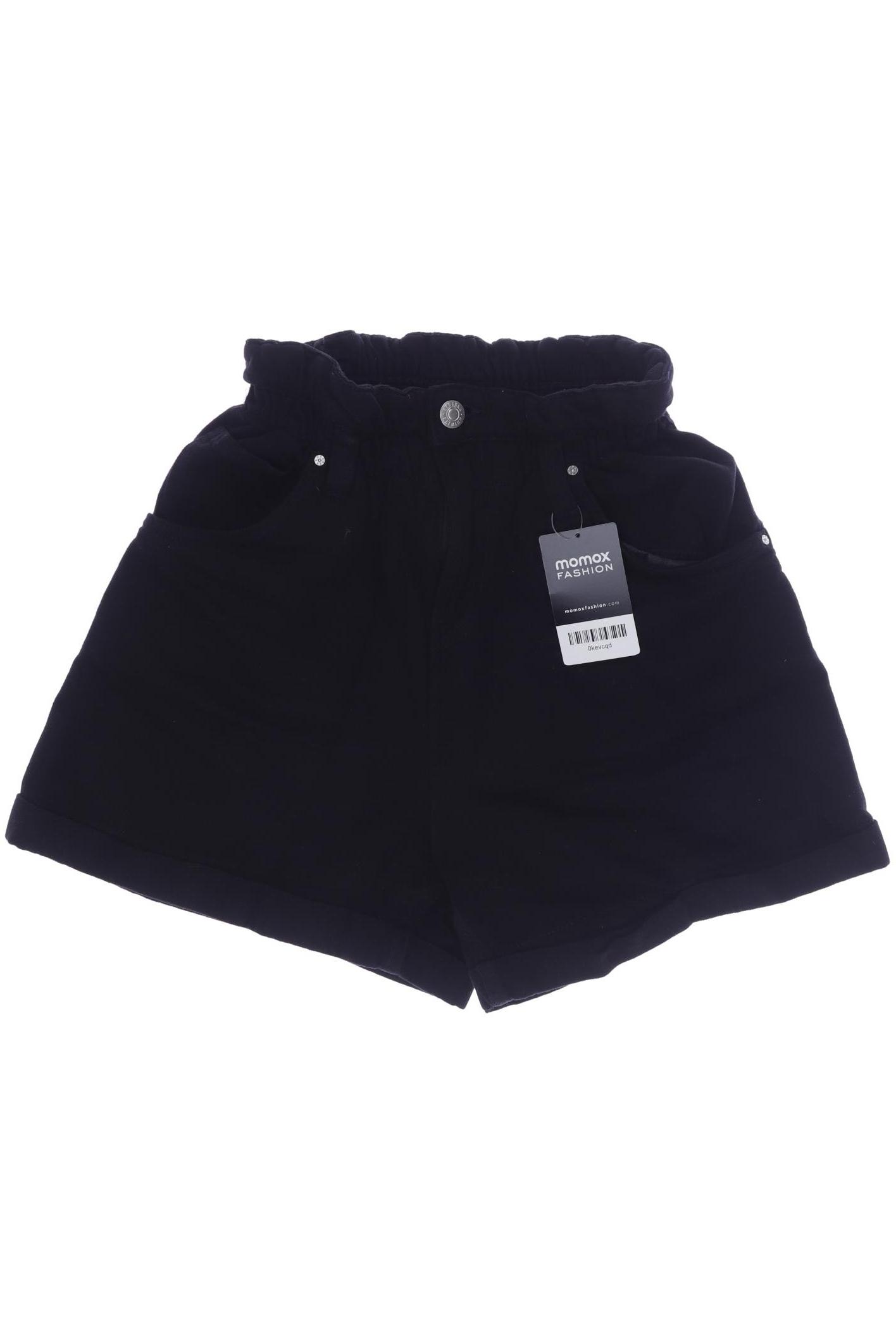 bershka Damen Shorts, schwarz von Bershka