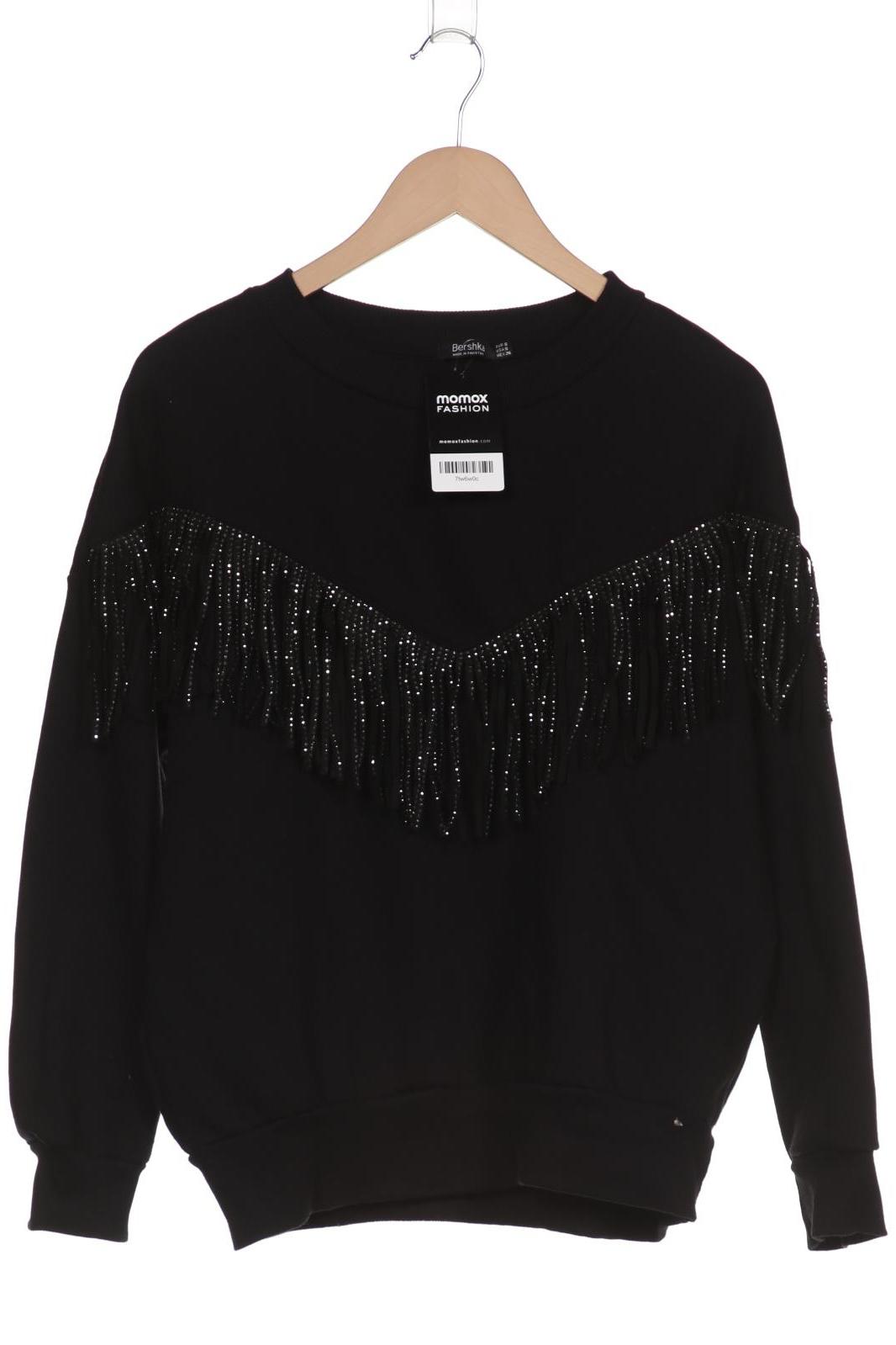 bershka Damen Sweatshirt, schwarz von Bershka