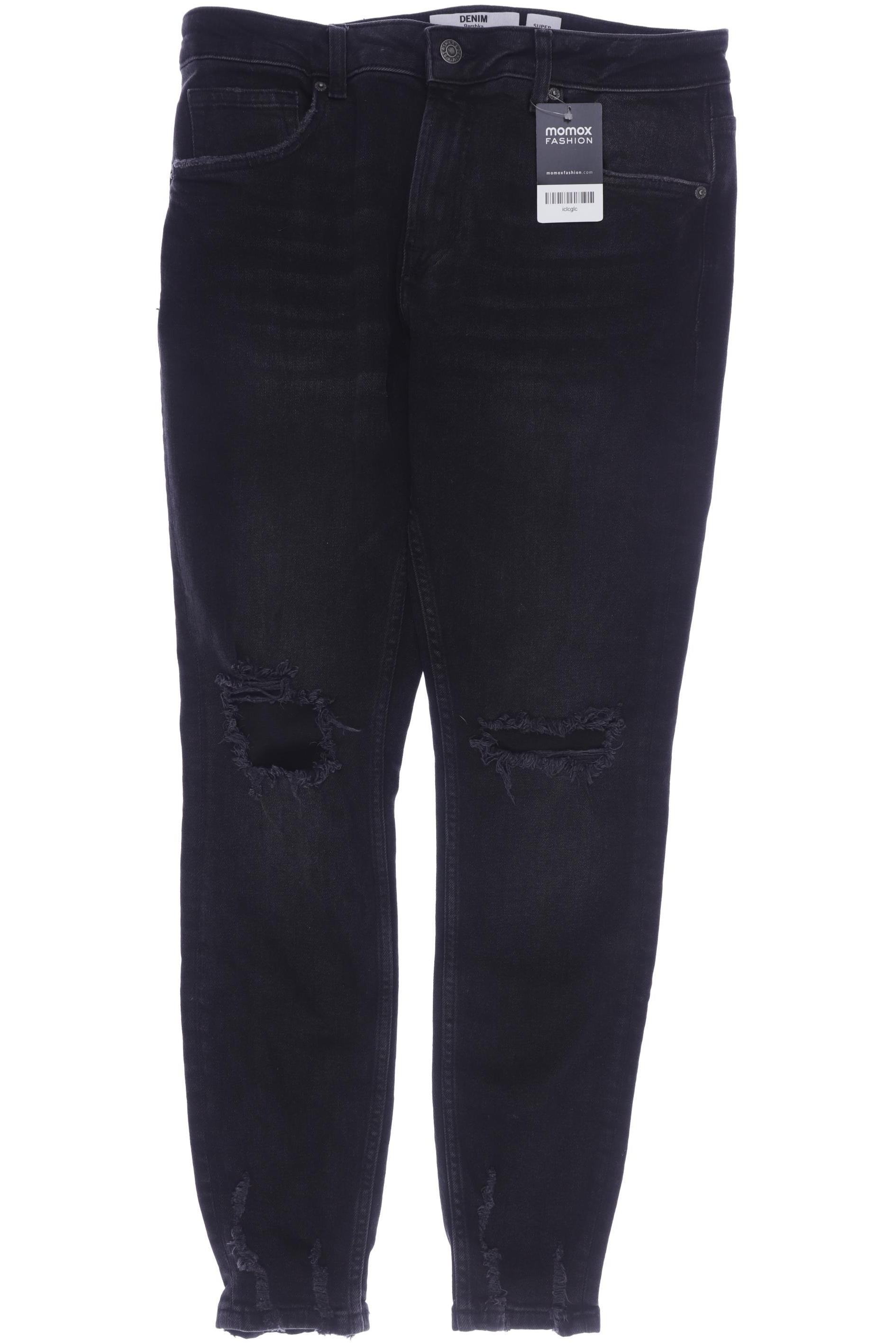 bershka Herren Jeans, schwarz von Bershka