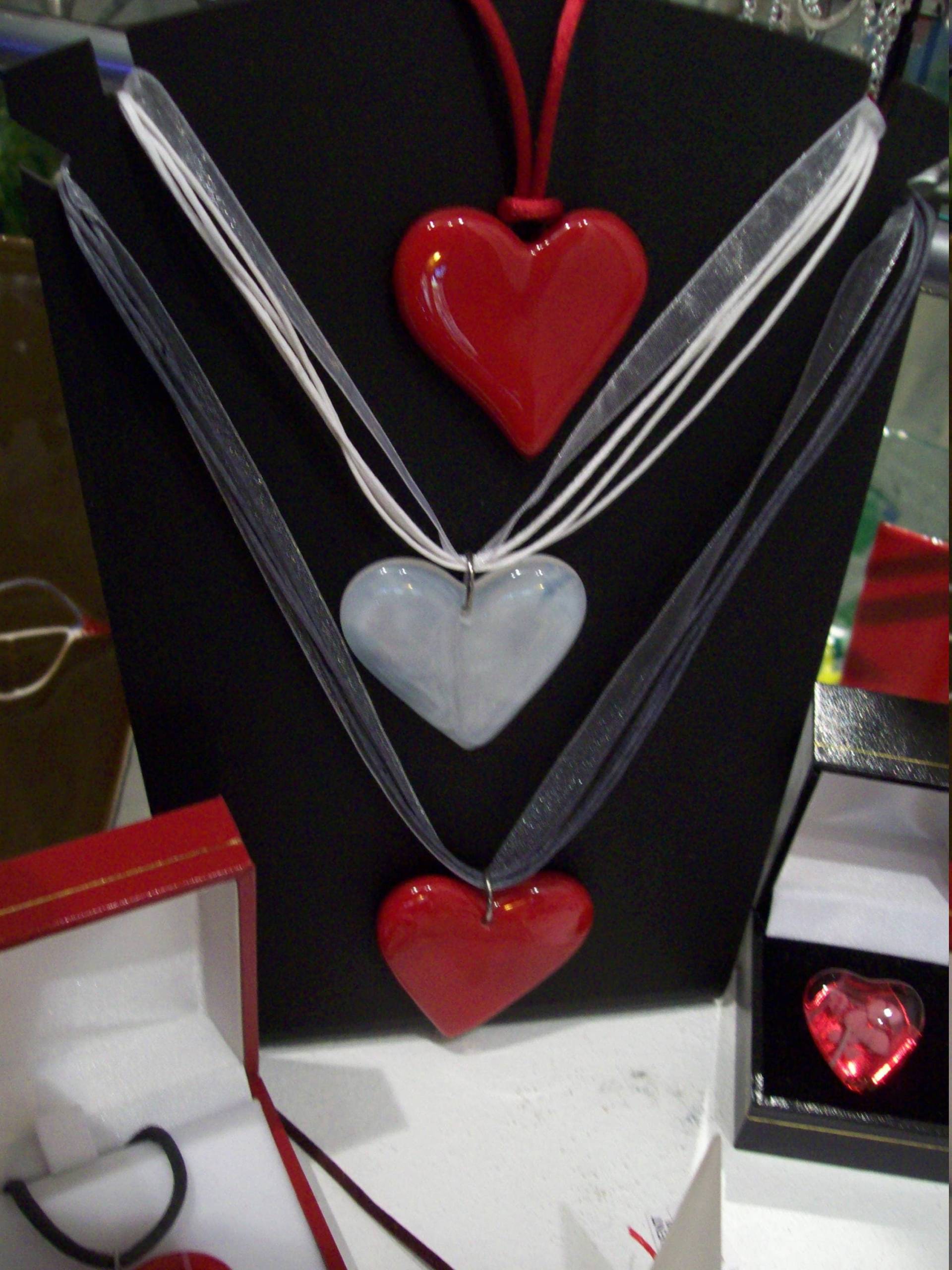 Herz-Anhänger Herz-Anhänger von BertilleArtGlass