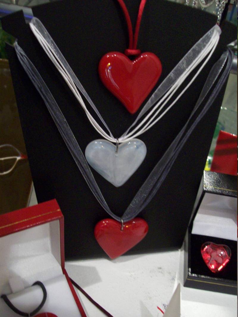Herz-Anhänger Herz-Anhänger von BertilleArtGlass