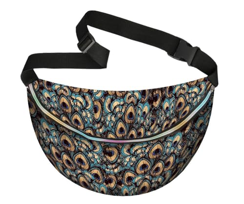 Bertoni Bauchtasche Gürteltasche XXL Brusttasche Hüfttasche Damen Herren Innentasche Verstellbarer Gurt Codura Polyester 45x25x2 cm Wasserdicht Raja von Bertoni