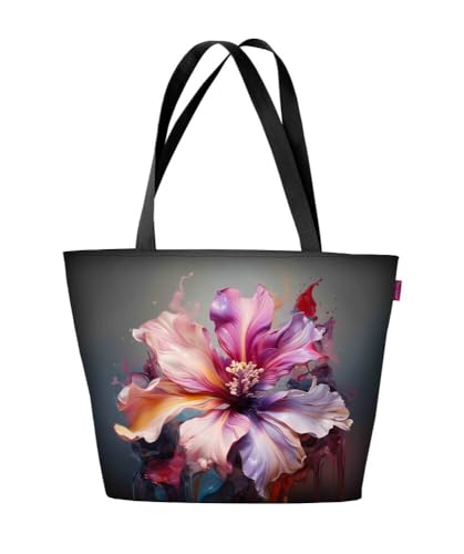 Bertoni Tasche Schultertasche Strandtasche Einkaufstasche Umhängetasche Shopper Tote Bag Wetterfest Codura Mit Reißverschluss A4 45x33x3 cm Holi Livia von Bertoni