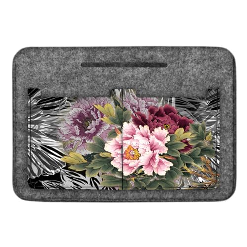 Bertoni Taschenorganizer Organizer Innen Aus Filz Ikebana 26x18x8 cm Grau von Bertoni