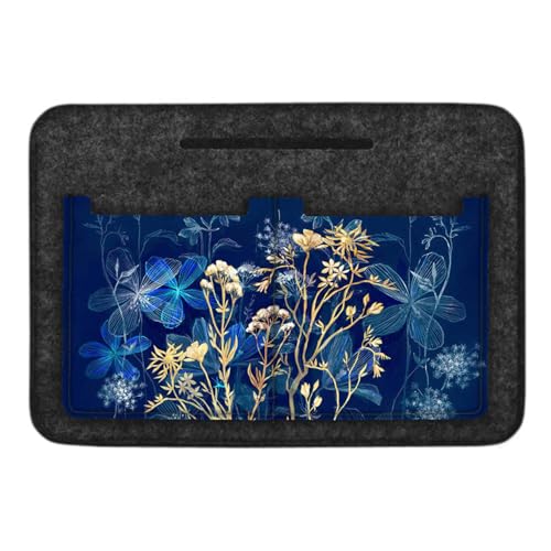 Bertoni Taschenorganizer Organizer Innen Aus Filz Midnight 26x18x8 cm Anthrazit von Bertoni