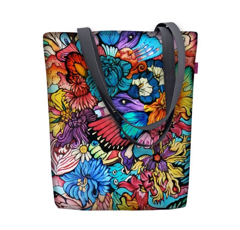 Bertoni Tragetasche Hippi, Größe passend für A4-Format - Strapazierfähig u. Witterungsbeständig von Bertoni