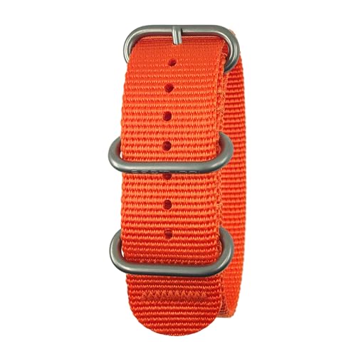 BERTUCCI Nylon-Uhrenarmband – 22 mm – Expeditionary Orange von Bertucci