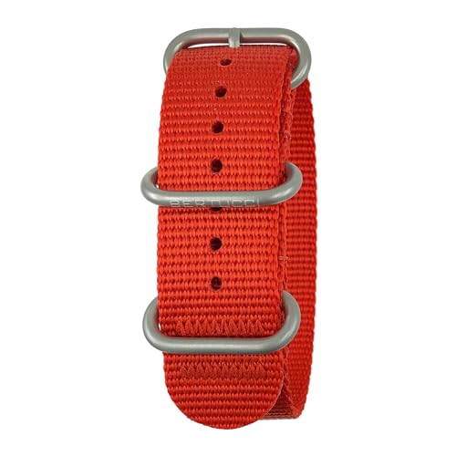 BERTUCCI Nylon-Uhrenarmband – 22 mm – International/NASA Orange von Bertucci
