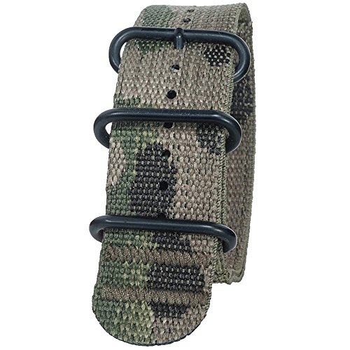 Bertucci B-147B DX3 Camo 2-lagig Nano Nylon Multicam Black Ion Uhrenarmband von Bertucci