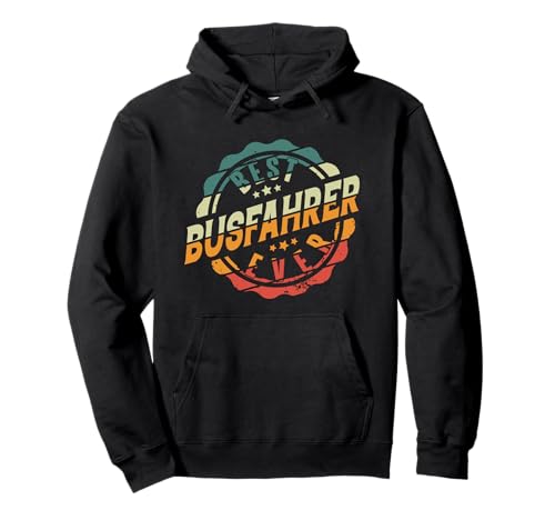 Best Busfahrer ever Job Qualitätssiegel Herren Pullover Hoodie Best Busfahrer ever Job Qualitätssiegel Herren Pullover Hoodie von Beruf Busfahrer Outfit und Geschenke