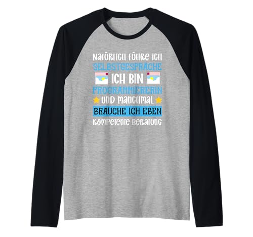Ich Bin Programmiererin Kompetente Beratung Raglan Ich Bin Programmiererin Kompetente Beratung Raglan von Beruf Programmiererin Selbstgespräche Geschenke