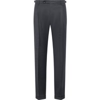 Berwich Softe Flanellhose aus Schurwolle mit Riegelverschluss in 52 von Berwich