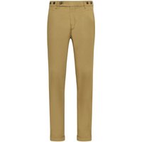 Berwich Stretch-Chino mit doppelter Bundfalte und Umschlag, Slim Fit in 46 von Berwich