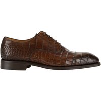Berwick Handgefertigte Oxford Schuhe in Krokoleder-Optik von Berwick