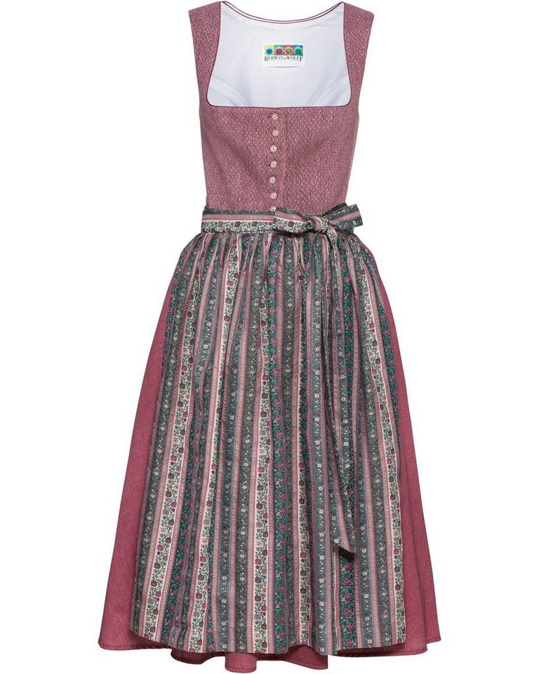 Berwin & Wolff Dirndl Midi-Dirndl mit Balkonett-Ausschnitt von Berwin & Wolff