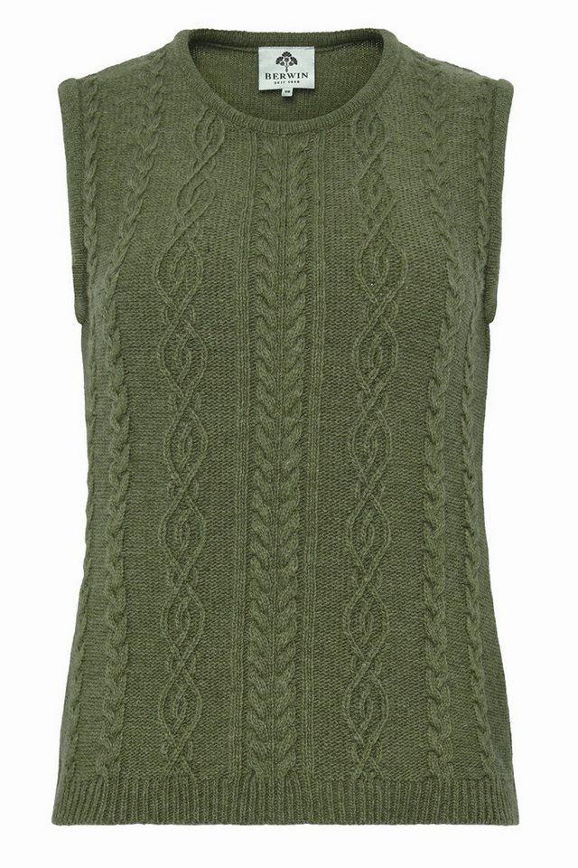 Berwin & Wolff Rundhalspullover Pullunder Damen - LIORA - salbeigrün von Berwin & Wolff