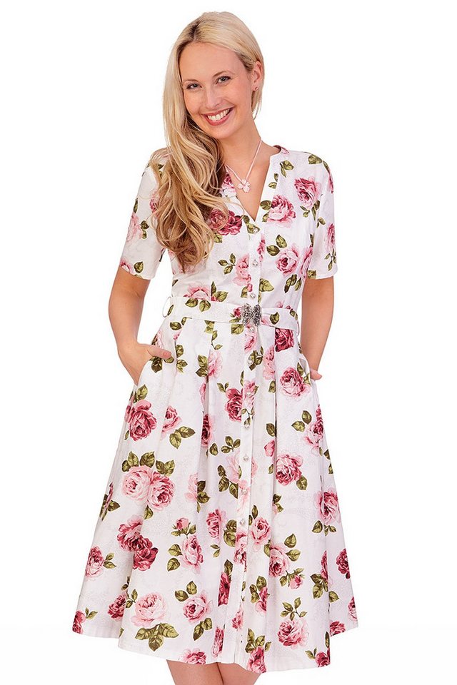 Berwin & Wolff Trachtenkleid Sommerkleid - JALINA - weiß/geblümt von Berwin & Wolff