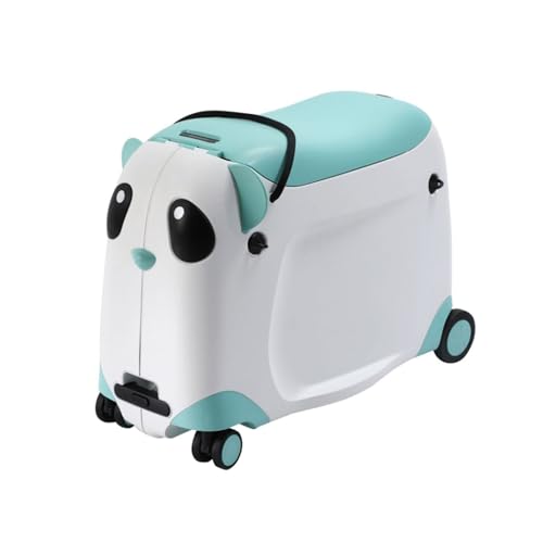Berwin Panda Adventure Kinder Reisekoffer Trolley Kindertrolley Handgepäck Koffer mit Rollen und Sitz Hellblau Berwin Panda Adventure Kinder Reisekoffer Trolley Kindertrolley Handgepäck Koffer mit Rollen und Sitz Hellblau von Berwin
