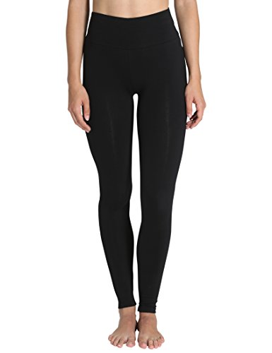 berydale Damen Hochbund-Leggings, Schwarz, S von berydale