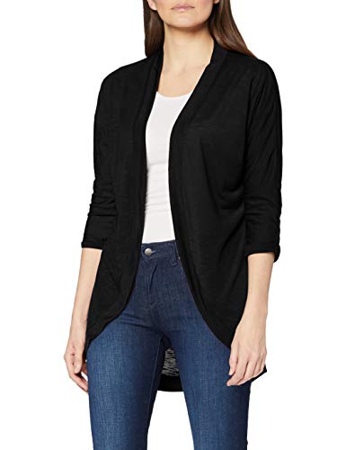 berydale Damen leger geschnittene Strickjacke, Schwarz, XS von berydale