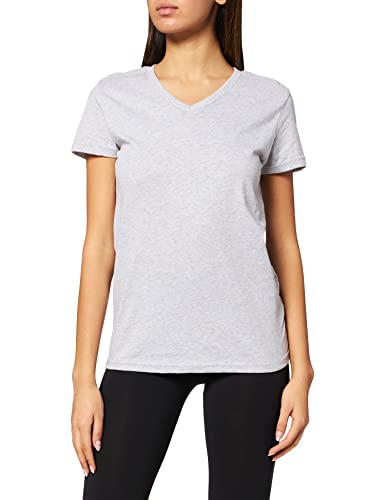 berydale T-Shirt mit V-Ausschnitt, Damen, Hellgrau, XS von berydale