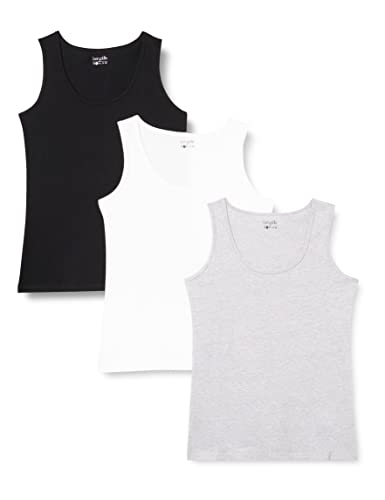 berydale Damen Tank Top aus 100% Baumwolle im Multipack von berydale