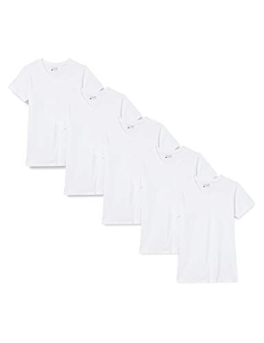 berydale Damen T-Shirt Bd158, Weiß - 5er Pack, XS von berydale