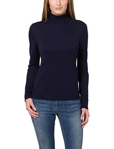 berydale Damen Pullover mit Rollkragen, Gr. 38, Blau (Marine) von berydale