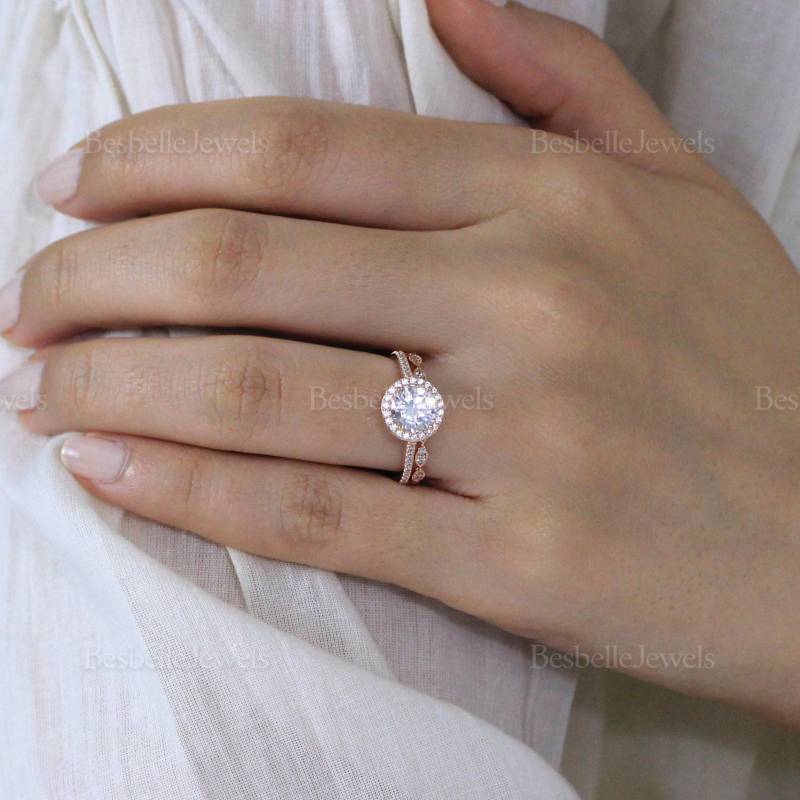 Verlobungsring/Hochzeitsband Ring Hochzeitsring von BesbelleJewels