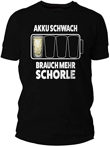 Schorle T-Shirt - Akku schwach brauch mehr Schorle - für Weinfeste und andere Anlässe in der Pfalz Schorle T-Shirt - Akku schwach brauch mehr Schorle - für Weinfeste und andere Anlässe in der Pfalz von Beschdstoff
