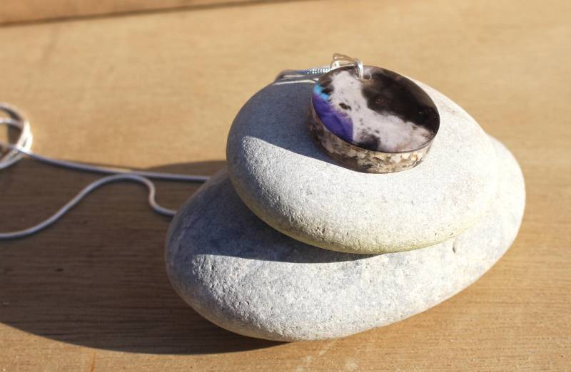 Haustier Esche Halskette in Liebevoller Erinnerung Hund Verlust Trauer Schmuck von BesidetheseaStudio