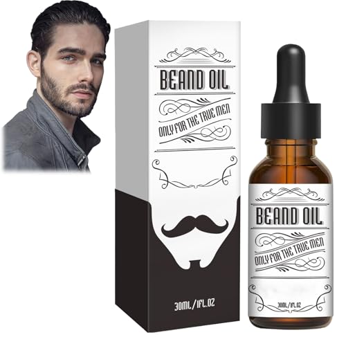 Beslibate Bartwachstum Serum für Männer - Bartöl zur Befeuchtung, Reparatur und Kräuselungskontrolle - 30ML (4er Pack) von Beslibate