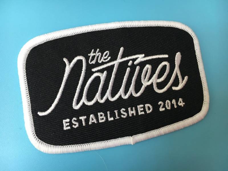 100 Benutzerdefinierte Patches Bestickt, Stickaufnäher, Bekleidung Badges Patches, Stoff Näh Patches, Für Kleidung von BespokeLabels