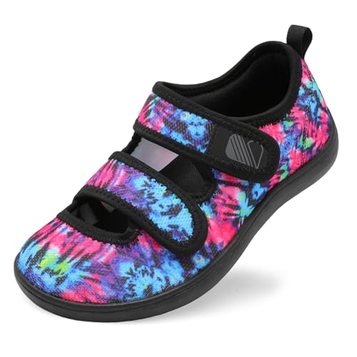 Besroad Damen-Wanderschuhe, breite Diabetiker-Schuhe, verstellbar, barfuß, lässig, atmungsaktiv, kein Tropfen, Arthritis, Ödeme, Sneaker, für drinnen und draußen, Buntes Blau, 42 EU Weit Besroad Damen-Wanderschuhe, breite Diabetiker-Schuhe, verstellbar, barfuß, lässig, atmungsaktiv, kein Tropfen, Arthritis, Ödeme, Sneaker, für drinnen und draußen, Buntes Blau, 42 EU Weit von Besroad