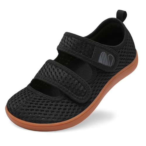 Besroad Damen-Wanderschuhe, breite Diabetiker-Schuhe, verstellbar, barfuß, lässig, atmungsaktiv, kein Tropfen, Arthritis, Ödeme, Sneaker, für drinnen und draußen, Schwarz, 38.5 EU Weit Besroad Damen-Wanderschuhe, breite Diabetiker-Schuhe, verstellbar, barfuß, lässig, atmungsaktiv, kein Tropfen, Arthritis, Ödeme, Sneaker, für drinnen und draußen, Schwarz, 38.5 EU Weit von Besroad