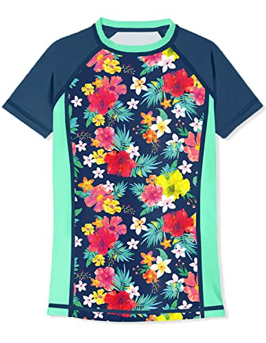 BesserBay Mädchen Rashguard Beach Skin Bademode Mit Uv-Schutz Shirts 150 von BesserBay