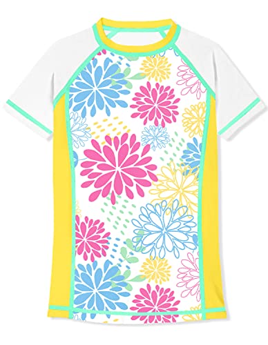 BesserBay Mädchen Rashguard Beach Skin Bademode Mit Uv-Schutz Shirts 150 von BesserBay