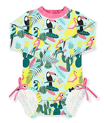 BesserBay Baby Mädchen Rash Guard Rundhals Einteiliger UPF 50+ Schnelltrocknend Badeanzüge Tropisch 18-24 Monate BesserBay Baby Mädchen Rash Guard Rundhals Einteiliger UPF 50+ Schnelltrocknend Badeanzüge Tropisch 18-24 Monate von BesserBay